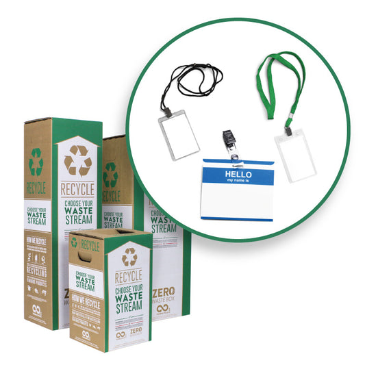Name Tags and Lanyards - Zero Waste Box™